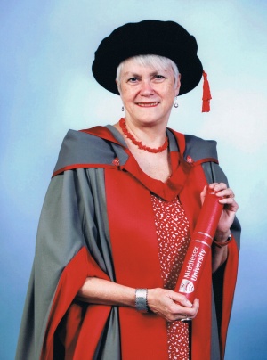 A proud moment - hon doc at Middlesex University